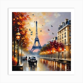 Paris Eiffel Tower 86 Art Print