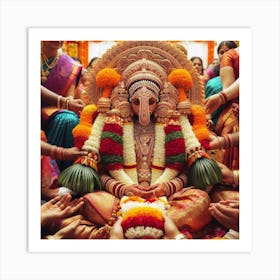 Hindu Wedding Art Print