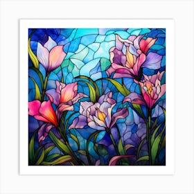 Irises Art Print