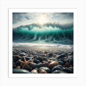 Ocean Wave 4 Art Print