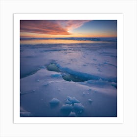 Arctic Sunrise Art Print