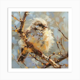 Bird On A Branch 19 Art Print