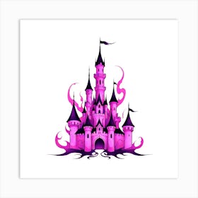 Pink Castle Art Print