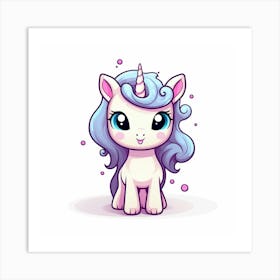 Cute Unicorn 276 Art Print