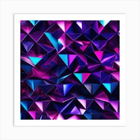 Abstract Triangles 3 Art Print