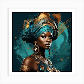 African Beauty 5 Art Print