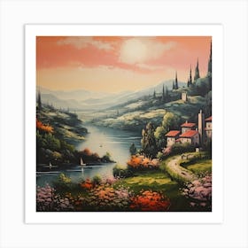 Chiaroscuro Dreamscape Art Print