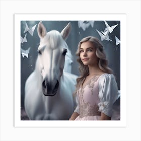 Fairytale Horse 10 Art Print