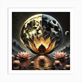 Lotus Flower 163 Art Print