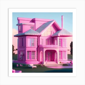 Barbie Dream House (998) Art Print