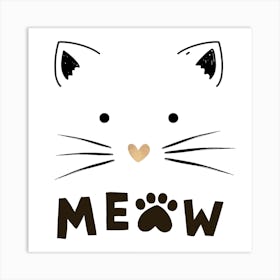 Meoww Art Print