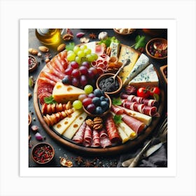 Cheese Platter 3 Art Print