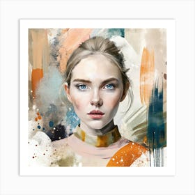 Portrait Of A Woman 4 Art Print