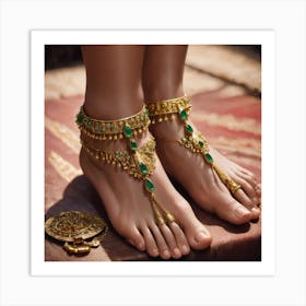 Egyptian Bare Feet Art Print