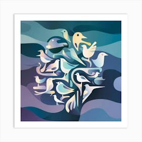 Birds In The Sky 1 Art Print