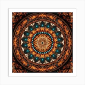 Abstract Mandala Art Print