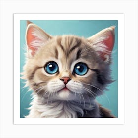 cute cat 3 Art Print