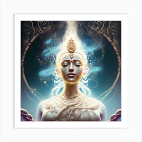 Buddha manifesting Art Print