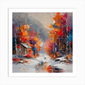 Autumn In The Forest Art Print