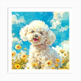 Poodle Painting 1 Art Print