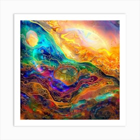 Abstract Painting 3 Art Print