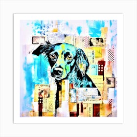 Bluey Dog - Cute Dog Tude Art Print