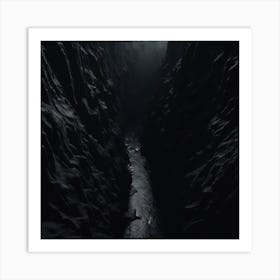 River In The Dark Art Print