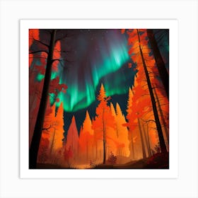 Fall Forest Art Print