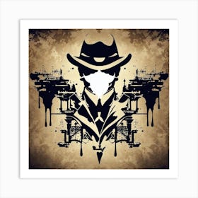 Man In A Hat 4 Art Print