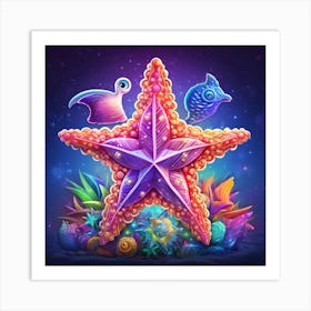 Starfish Art Print