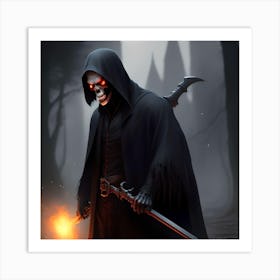 Grim Reaper 3 Art Print