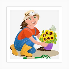 Gardener 5142172 1280 Art Print