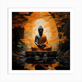 Meditation Series 02 By Csaba Fikker For Ai Art Depot 14 Art Print