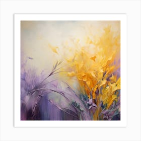 AI Sunlit Tranquility Art Print