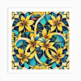 Floral Pattern Art Print