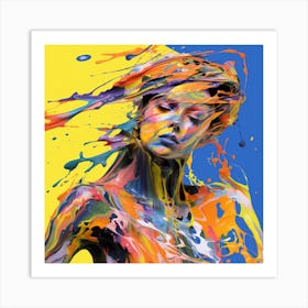 Splatter Painting 3 Art Print