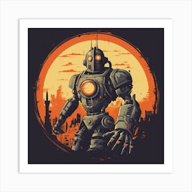 Robot T - Shirt Art Print