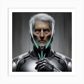 Futuristic Man 57 Art Print