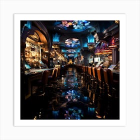 Casino Bar Art Print