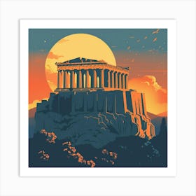 Acropolis 5 Art Print