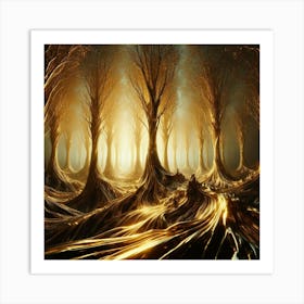 Forest Of Trees 11 Art Print