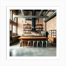 Industrial Kitchen Poster