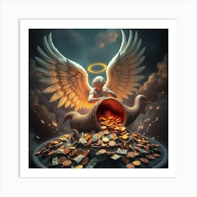 Angel Of Money2 Art Print