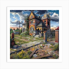 Victorian House 2 Art Print