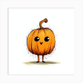 Cute Pumpkin Art Print