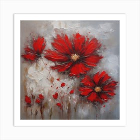 Flower of Red Cosmea 1 Art Print