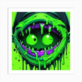 Green Monster Art Print