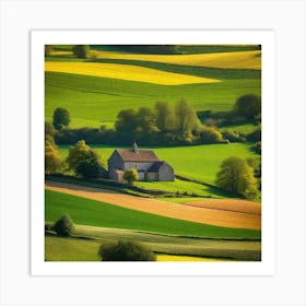 House In The Countryside 16 Art Print