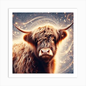 Highland Cow 15 Art Print