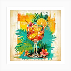 Tropical Cocktail 5 Art Print